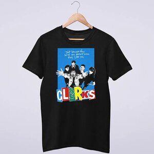Jay And Silent Bob Clerks T Shirt Retro Movie Kevin Smith Graphic Fan Gift 90